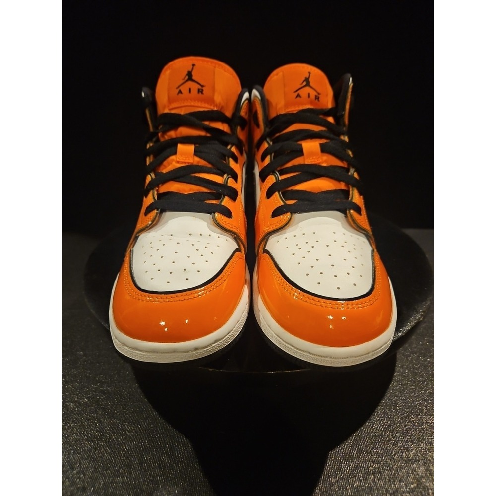 Nike Air Jordon 1 Mid Turf Orange Kids 6Y
